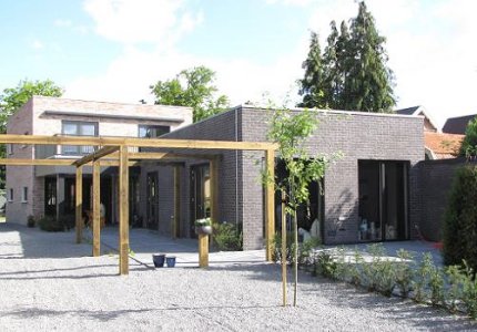 Achterzijde van de woning